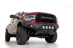 Ram 3500 Bumper - Front - Addictive Desert Designs - Bomber - Satin Black - `19-`21